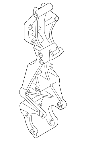 Power Steering Pump Bracket - Audi (022-260-087-F) Power Steering Pump Bracket - Audi (022-260-087-F)