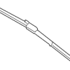 Wiper Blade - Mercedes-Benz (176-820-43-00)