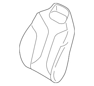 Seat Back Cover - BMW (52-10-8-094-185) Seat Back Cover - BMW (52-10-8-094-185)