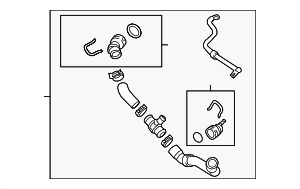 Upper Hose - Volkswagen (5C0-122-101-AM)