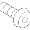 Seat Belt Lap And Shoulder Belt Bolt - Audi (N-989-261-02)