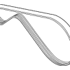 Accessory Drive Belt - Audi (0P2-903-137-B)