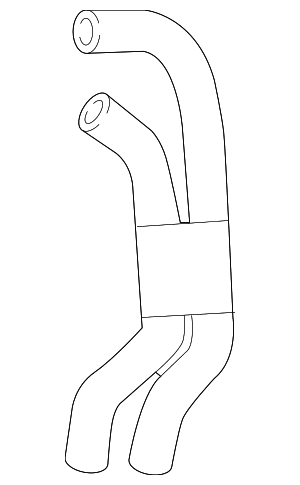 Engine Coolant Hose - Audi (8W0-122-445-C)