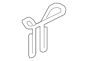 Seat Belt Guide - Audi (8W6-857-817)