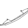 Rear Lower Spoiler, Platinum Grey - Audi (4G0-807-521-F-1RR)