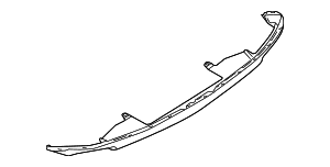 Rear Lower Spoiler, Platinum Grey - Audi (4G0-807-521-F-1RR) Rear Lower Spoiler, Platinum Grey - Audi (4G0-807-521-F-1RR)