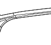 Upper Weather-Strip - Audi (8F0-831-721-D)