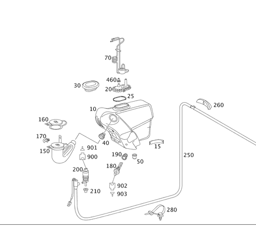 Heater - Mercedes-Benz (171-830-00-61)