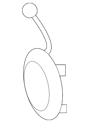Tow Eye Cap - Audi (4G8-807-241-F-GRU)