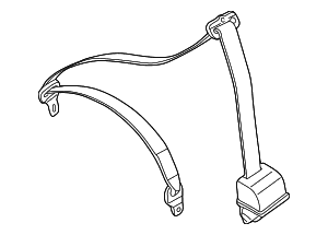 Seat Belt Assembly - BMW (72-11-8-266-839)