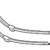 Wiper Blade - Mercedes-Benz (212-820-17-00)