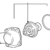 Engine Coolant Thermostat Kit - BMW (11-53-1-436-852)