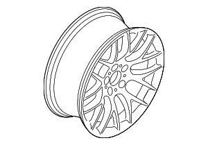 Wheel, Alloy - BMW (36-11-2-284-150) Wheel, Alloy - BMW (36-11-2-284-150)