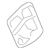 Seat Belt Bezel - Mercedes-Benz (447-919-19-00-9051)