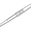 Back Glass Wiper Blade - BMW (61-62-7-306-461)