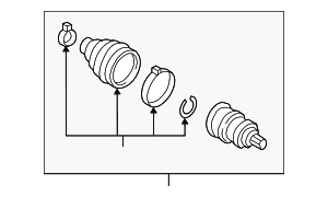 Outer Cv Joint - Volkswagen (5Q0-498-099-X) Outer Cv Joint - Volkswagen (5Q0-498-099-X)