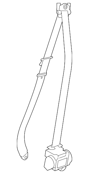 Seat Belt Lap And Shoulder Belt - BMW (72-11-7-284-366) Seat Belt Lap And Shoulder Belt - BMW (72-11-7-284-366)