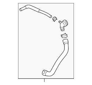 Hose Assembly - Volkswagen (3Q0-122-157-F)