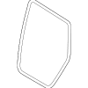 Weather-Strip On Body - Audi (8R0-833-721-G)