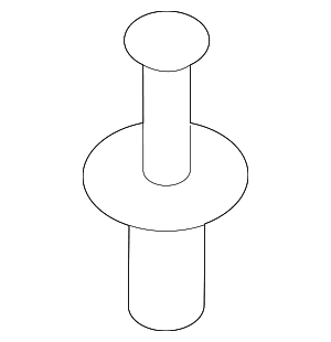 Fender Filler Panel Rivet - Audi (N-905-584-01)