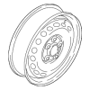 Wheel, Spare - Volkswagen (5Q0-601-027-BJ-03C)