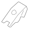 Seat Belt Trim Bezel - Audi (8W7-887-187-CE3)