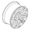 Wheel, Alloy - BMW (36-11-2-284-750)