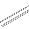 Belt Weather-Strip - Audi (4L0-853-763-E-2ZZ)