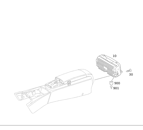 Operating Unit - Mercedes-Benz (221-820-46-97)