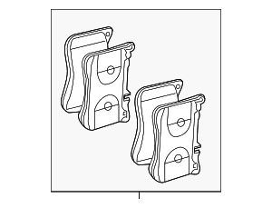 Disk Brake Pad - Mercedes-Benz (000-420-33-05) Disk Brake Pad - Mercedes-Benz (000-420-33-05)