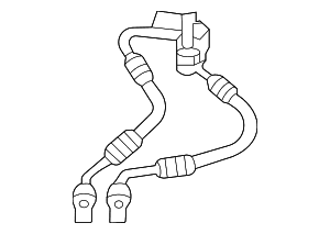 Rear AC Line - BMW (64-53-9-354-581)