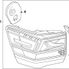 Tail Lamp - Volkswagen (3CM-945-207-D)