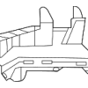 Head Air Bag Guide - Volkswagen (11K-880-430)