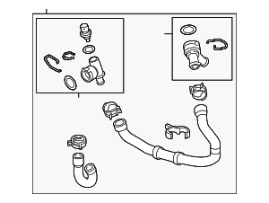 Lower Hose - Volkswagen (5Q0-122-051-EB)