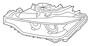 Composite Headlamp - BMW (63-11-7-470-424)