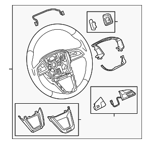 Steering Wheel - Audi (80A-419-091-BE-MVK) Steering Wheel - Audi (80A-419-091-BE-MVK)