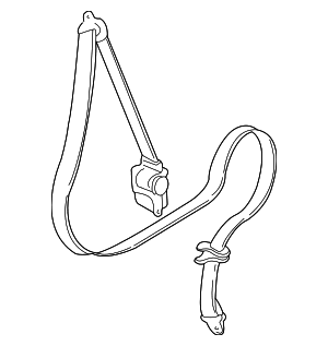 Lap & Shoulder Belt - Audi (4B9-857-811-8TQ)