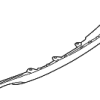 Spoiler - Audi (8K0-807-521-G-01C)