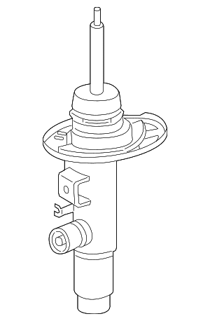 Suspension Strut - BMW (37-10-6-898-313)