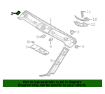 14a1d59a9c0bcb906514a6ce5566c993 Header Trim Clip - BMW (16-11-6-765-777)