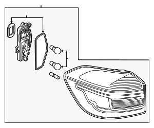 Tail Lamp Assembly - BMW (63-21-9-853-373)