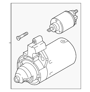 Starter Motor - Audi (02E-911-024-DX)
