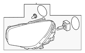 Composite Headlamp - Left - Mercedes-Benz (231-820-75-61)