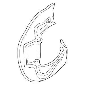 Splash Shield - Audi (4H0-615-312-D) Splash Shield - Audi (4H0-615-312-D)