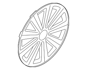 Wheel Cover - Volkswagen (561-601-147-A-8Z8)