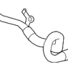 Radiator Coolant Hose - BMW (11-53-7-852-352)