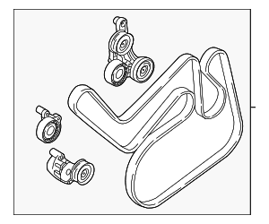 Serpentine Belt - Volvo (32213657) Serpentine Belt - Volvo (32213657)
