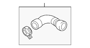 Radiator Coolant Hose - BMW (17-12-7-591-095)