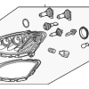Headlamp Assembly - Left - Mercedes-Benz (221-820-41-61)