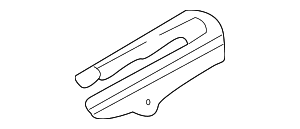 Seat Track Cover - Audi (8H0-881-064-A)